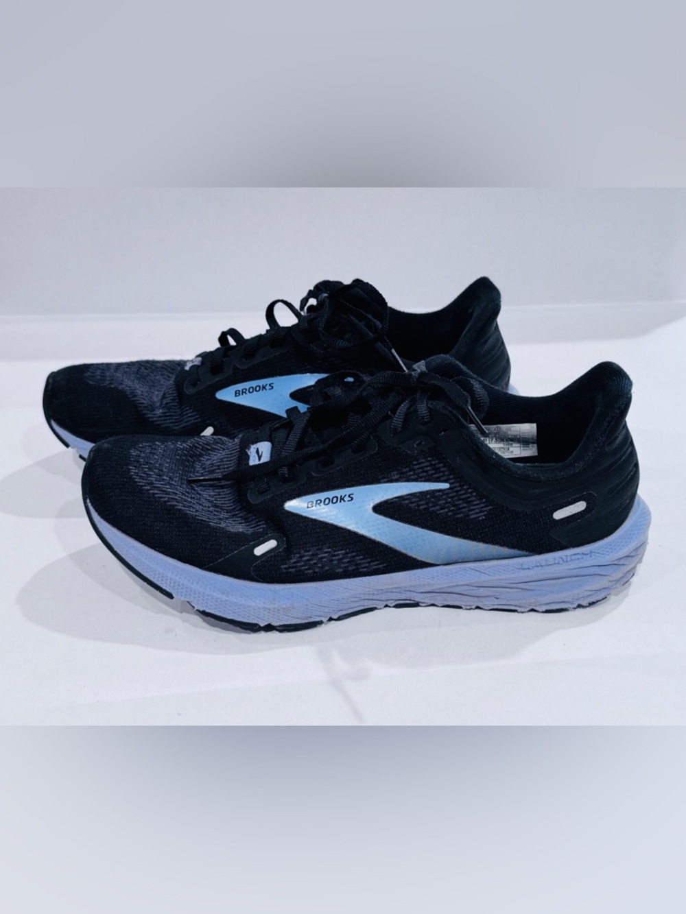 Brooks Launch 9 Women's Running Shoes Black Light Blue Size 9.5